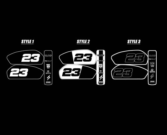 Super 73 Battery Decal