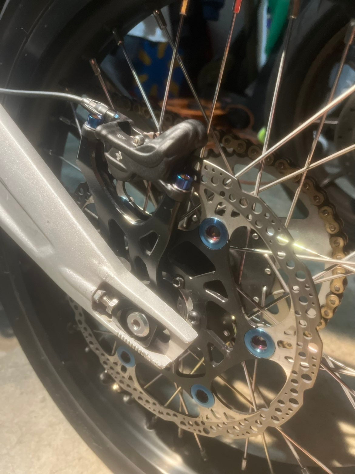 titanium Caliper bolts(2pc)