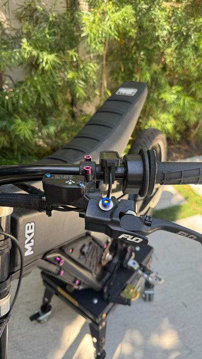 Grade 5 titanium brake lever pivot bolt for Formula emoto brakes