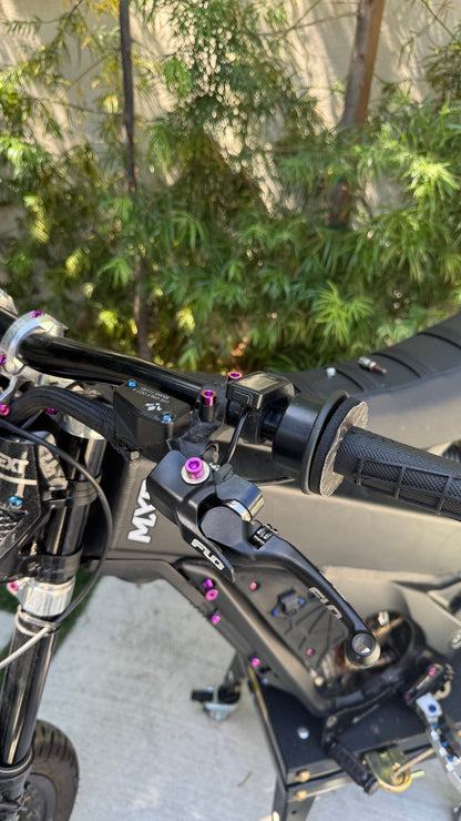 Grade 5 titanium brake lever pivot bolt for Formula emoto brakes