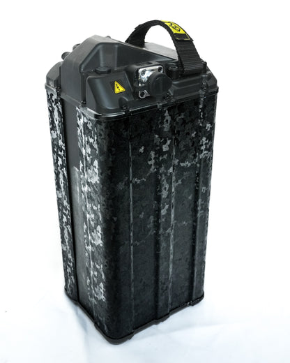 E-Bike ShadowSlate Black Camouflage Battery Wrap