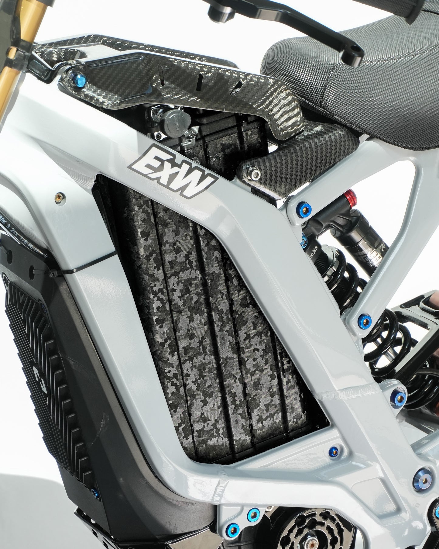 E-Bike ShadowSlate Black Camouflage Battery Wrap
