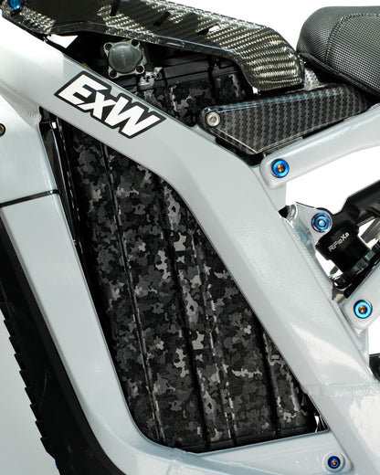 E-Bike ShadowSlate Black Camouflage Battery Wrap