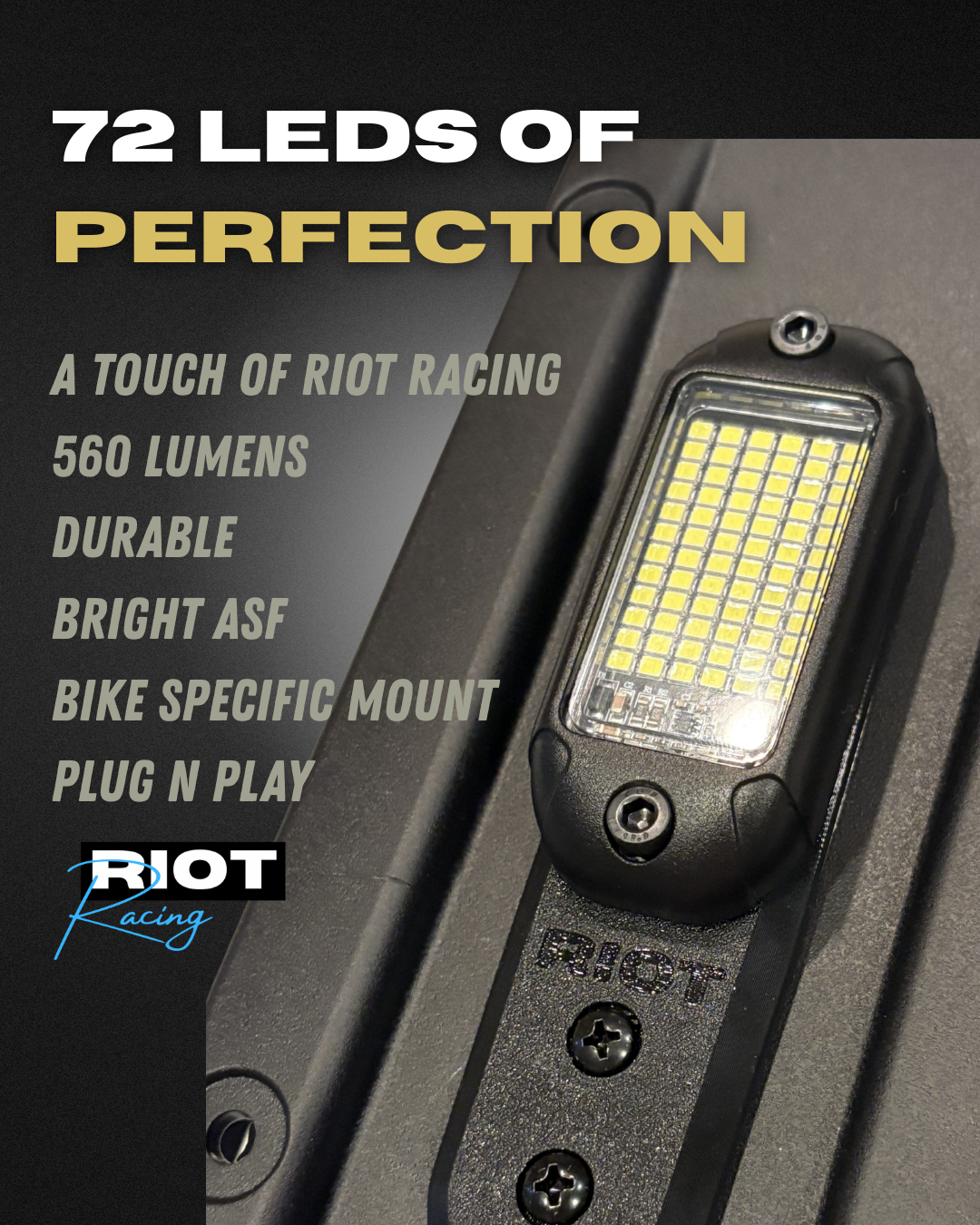 (ALL BIKES) Riot BEAM (72LED ROCKLIGHT)